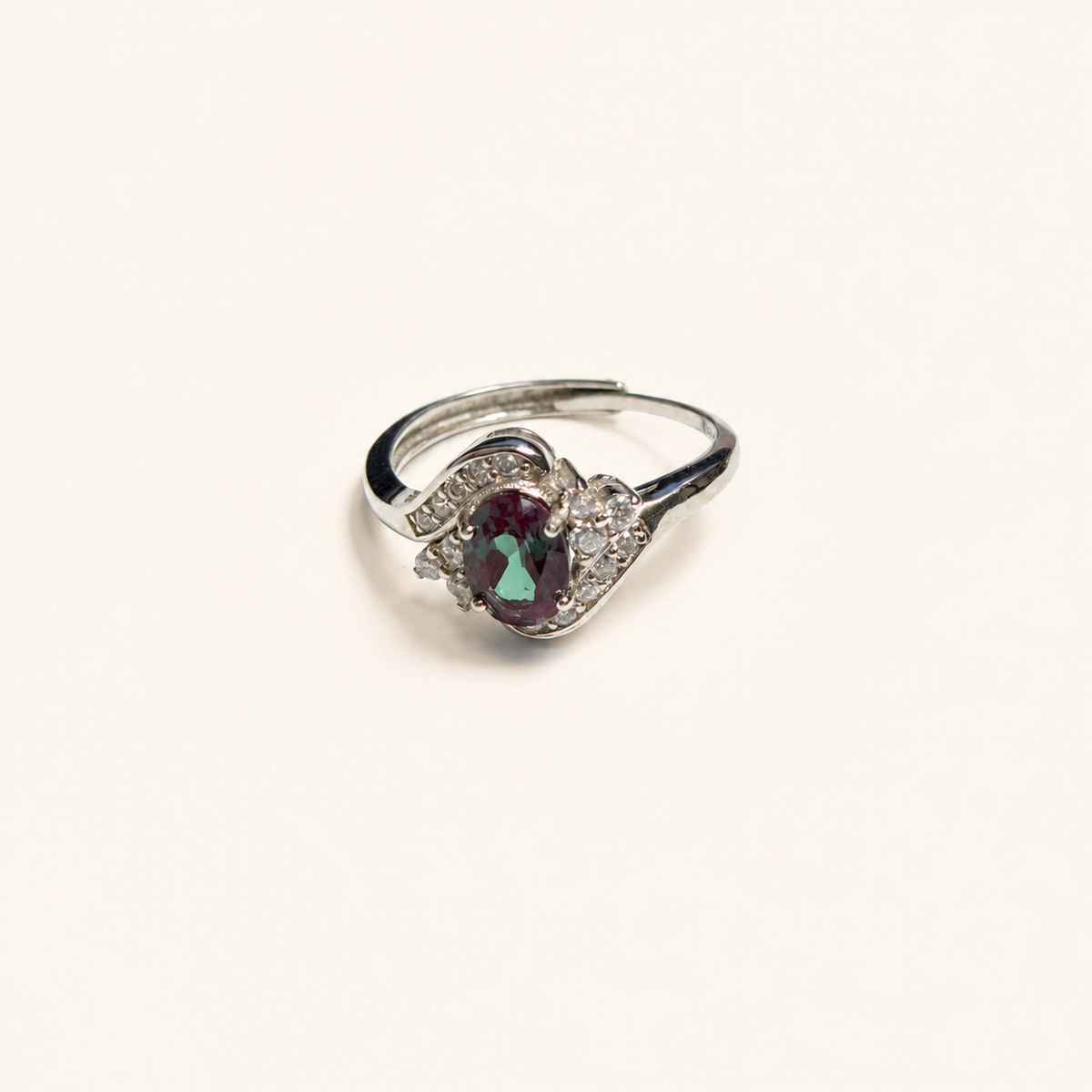 Windswept Lab-Grown Alexandrite Ring - Sale