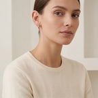 Bone Titanium Stud Earrings - image 3