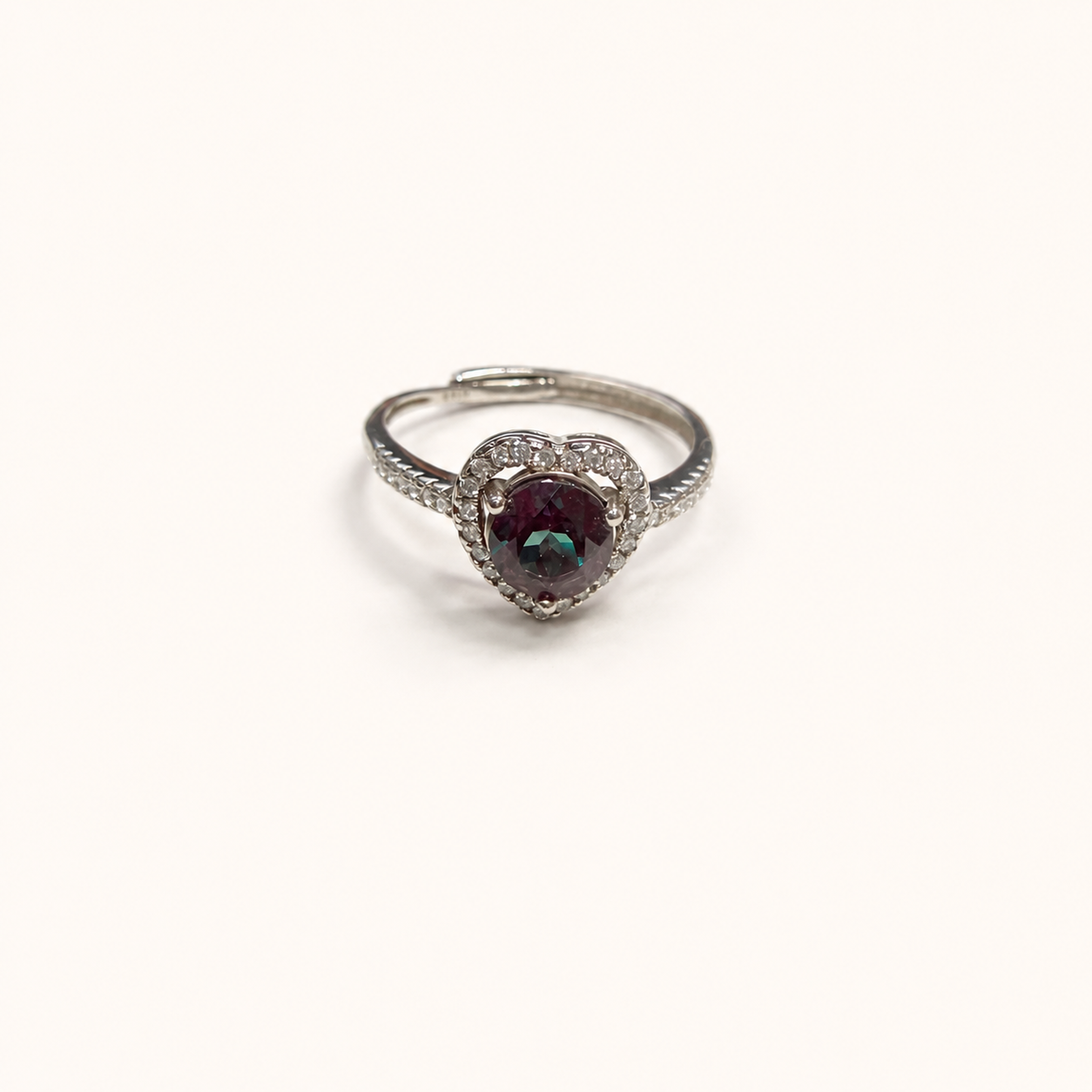 Amoret Lab-Grown Alexandrite Ring