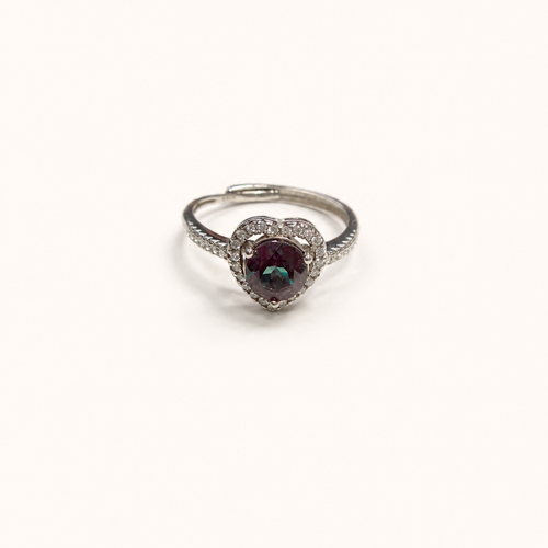 Amoret Lab-Grown Alexandrite Ring