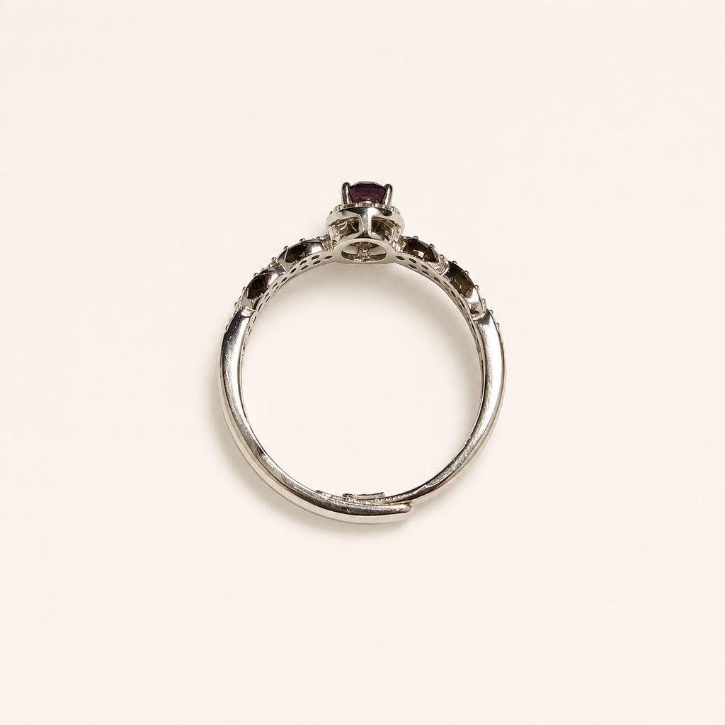 Ripple Lace Lab-Grown Alexandrite Ring - Sale