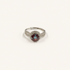 Interlace Lab-Grown Alexandrite Ring