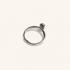 Willow Braid Lab-Grown Alexandrite Ring side view