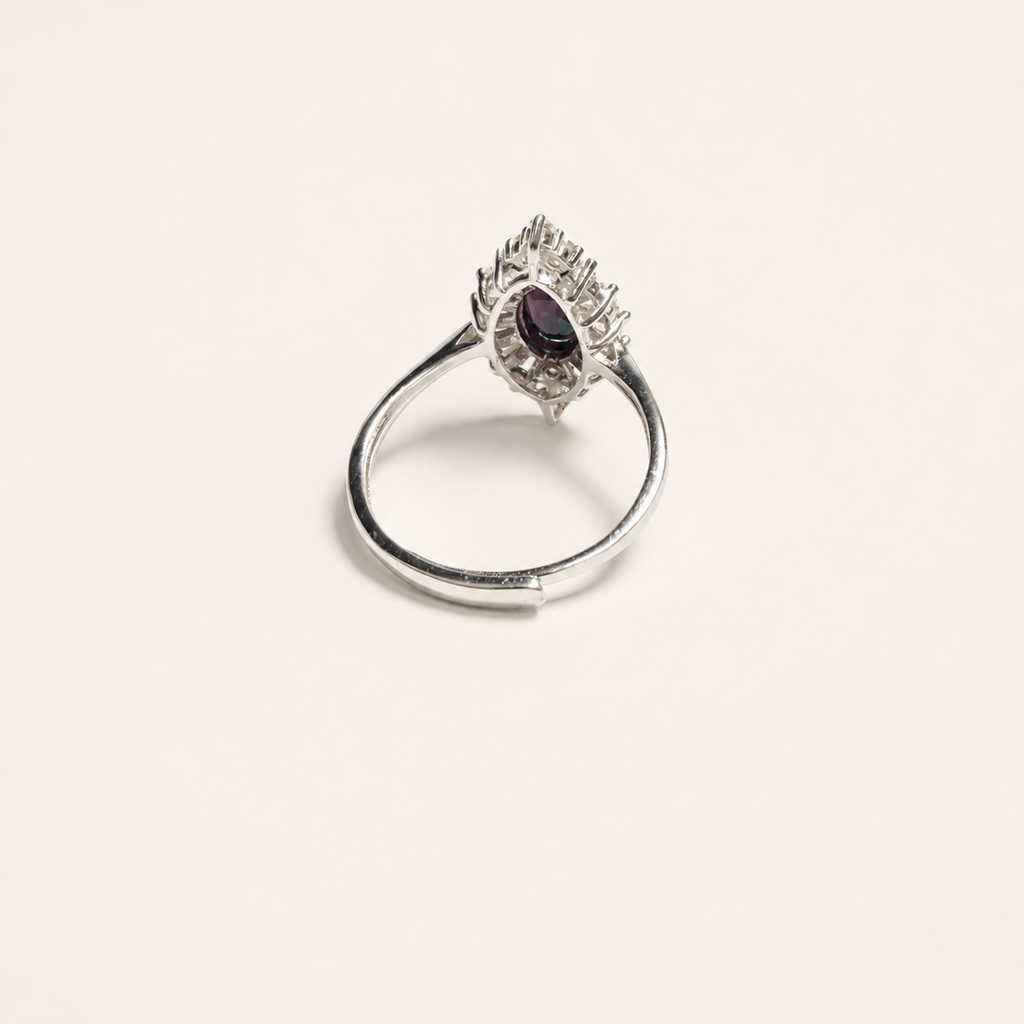 Sunspire Lab-Grown Alexandrite Ring side view