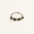 Crossweave Lab-Grown Alexandrite Ring