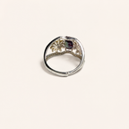 Sunbloom Lab-Grown Alexandrite Ring side view